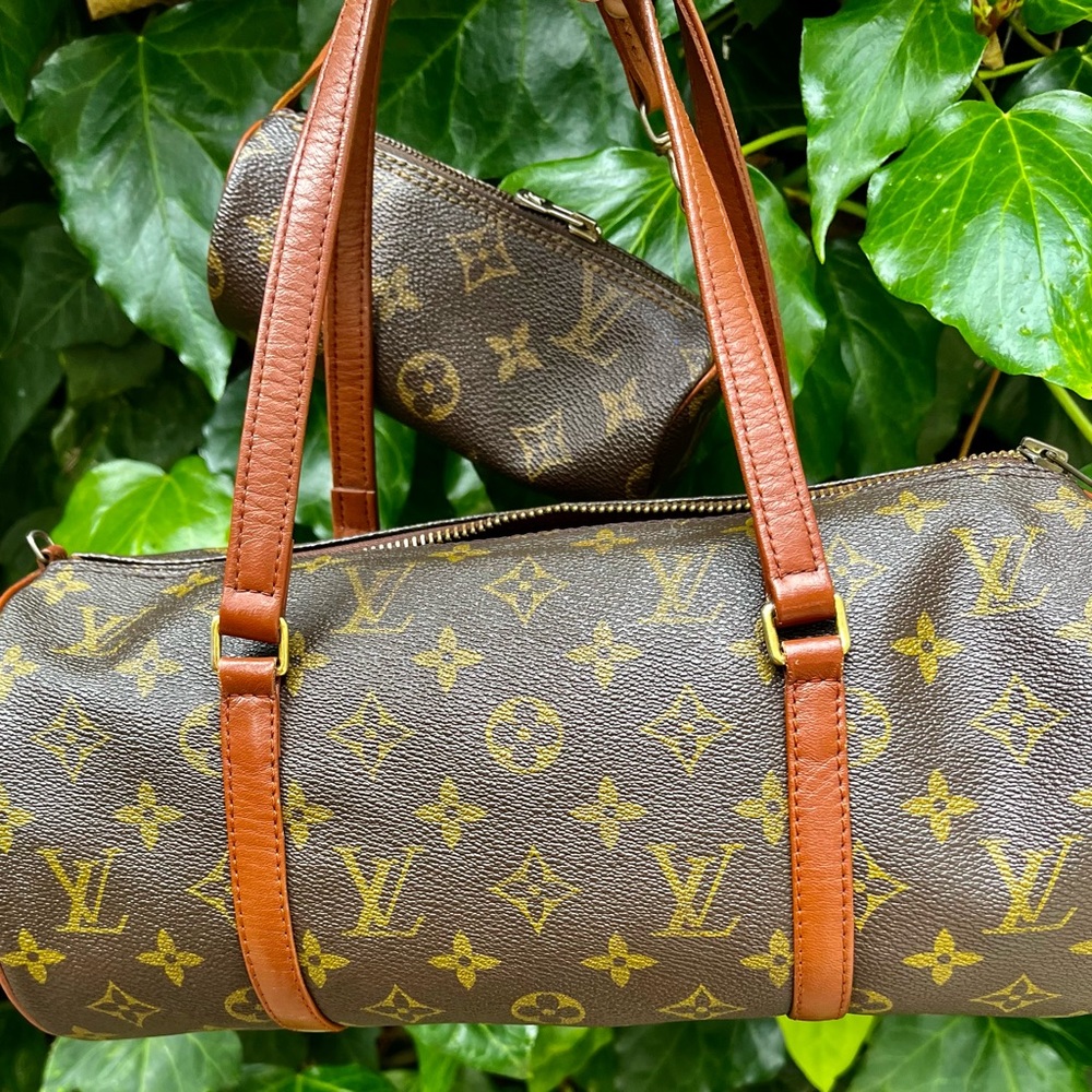 Vintage Louis Vuitton papillon monogram with mini pouch